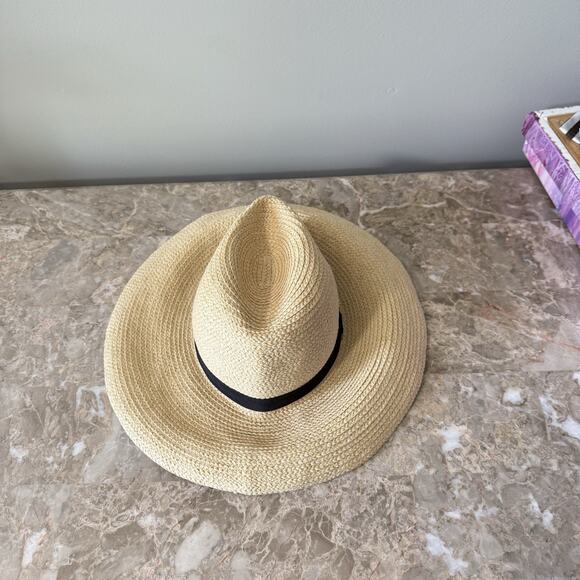 Hatattack Wide Brim Sun Hat vacation restort Tan Hat One Size Attack New - Picture 4 of 9